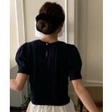 ピュアケーブル半袖パフニット | by muni:r | 詳細画像3