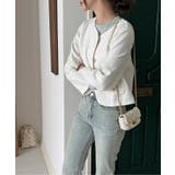 ゴールドボタンラウンドツイードジャケット | by muni:r | 詳細画像11