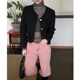 ゴールドボタンラウンドツイードジャケット | by muni:r | 詳細画像39