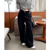 バックポイントワイドデニムパンツ | by muni:r | 詳細画像26 