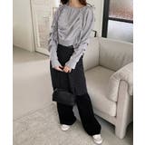 バックポイントワイドデニムパンツ | by muni:r | 詳細画像29 