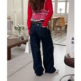 バックポイントワイドデニムパンツ | by muni:r | 詳細画像48 