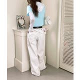 バックポイントワイドデニムパンツ | by muni:r | 詳細画像6 