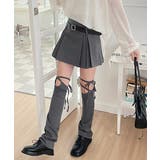 サイドプリーツベルトセットスカート | by muni:r | 詳細画像22 