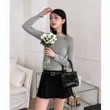 サイドプリーツベルトセットスカート | by muni:r | 詳細画像7 