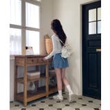 シャーリングワイドカラー長袖Tシャツ | by muni:r | 詳細画像4