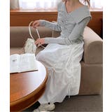 シャーリングワイドカラー長袖Tシャツ | by muni:r | 詳細画像52