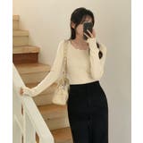 パンチングフリルロングTシャツ | by muni:r | 詳細画像26 