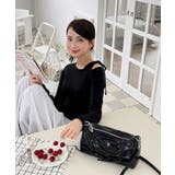 アンバランスリボンロングTシャツ | by muni:r | 詳細画像24