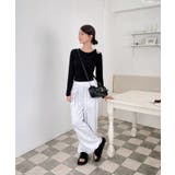 アンバランスリボンロングTシャツ | by muni:r | 詳細画像33