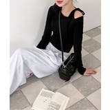 アンバランスリボンロングTシャツ | by muni:r | 詳細画像37