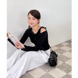 アンバランスリボンロングTシャツ | by muni:r | 詳細画像38