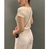 パンチングリボン半袖ニット | by muni:r | 詳細画像10