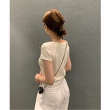 パンチングリボン半袖ニット | by muni:r | 詳細画像11