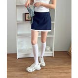 バイカラーレイヤードローライズミニスカート | by muni:r | 詳細画像21 