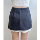 バイカラーレイヤードローライズミニスカート | by muni:r | 詳細画像37 