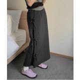 サイドリボンストラップロングスカート | by muni:r | 詳細画像18 