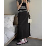 サイドリボンストラップロングスカート | by muni:r | 詳細画像19 