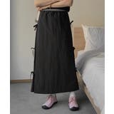 サイドリボンストラップロングスカート | by muni:r | 詳細画像20 