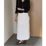 サイドリボンストラップロングスカート | by muni:r | 詳細画像4 