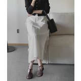 サイドリボンストラップロングスカート | by muni:r | 詳細画像9 