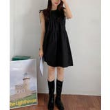 ラブリーシャーリングリボンノースリーブワンピース | by muni:r | 詳細画像14