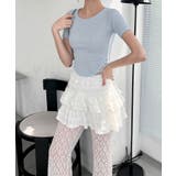 サイドラインクロップド半袖Tシャツ | by muni:r | 詳細画像2