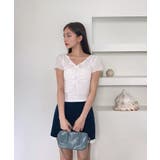 リボンホールリブTシャツ | by muni:r | 詳細画像12