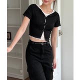 リボンホールリブTシャツ | by muni:r | 詳細画像14