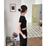 リボンホールリブTシャツ | by muni:r | 詳細画像26