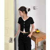 リボンホールリブTシャツ | by muni:r | 詳細画像28