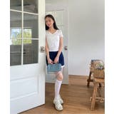 リボンホールリブTシャツ | by muni:r | 詳細画像3