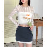 フラワー シースルー 長袖Tシャ | by muni:r | 詳細画像1