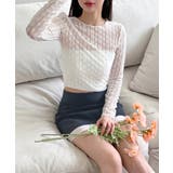 フラワー シースルー 長袖Tシャ | by muni:r | 詳細画像11