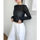 フラワー シースルー 長袖Tシャ | by muni:r | 詳細画像15