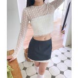 フラワー シースルー 長袖Tシャ | by muni:r | 詳細画像5