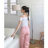 ダブルストラップシャーリング半袖Tシャツ | by muni:r | 詳細画像10