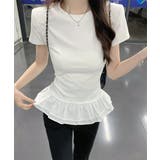 フレアレイヤード半袖Tシャツ | by muni:r | 詳細画像4