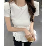 フレアレイヤード半袖Tシャツ | by muni:r | 詳細画像6