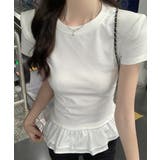 フレアレイヤード半袖Tシャツ | by muni:r | 詳細画像7