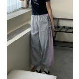 バイカラーラインレースアップパンツ | by muni:r | 詳細画像4 