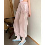 バイカラーラインレースアップパンツ | by muni:r | 詳細画像9 