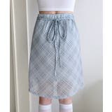 パステルシフォンチェックミディスカート | by muni:r | 詳細画像28