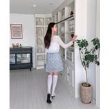 パステルシフォンチェックミディスカート | by muni:r | 詳細画像7