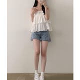 ラッフルカンカンキャミブラウス | by muni:r | 詳細画像3 