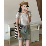 バックホールシャーリング半袖Tシャツ | by muni:r | 詳細画像15