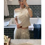 バックレスオフ半袖Tシャツ | by muni:r | 詳細画像11