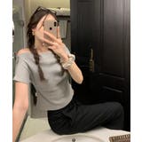 バックレスオフ半袖Tシャツ | by muni:r | 詳細画像18