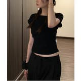 バックレスオフ半袖Tシャツ | by muni:r | 詳細画像24