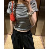 バックレスオフ半袖Tシャツ | by muni:r | 詳細画像3